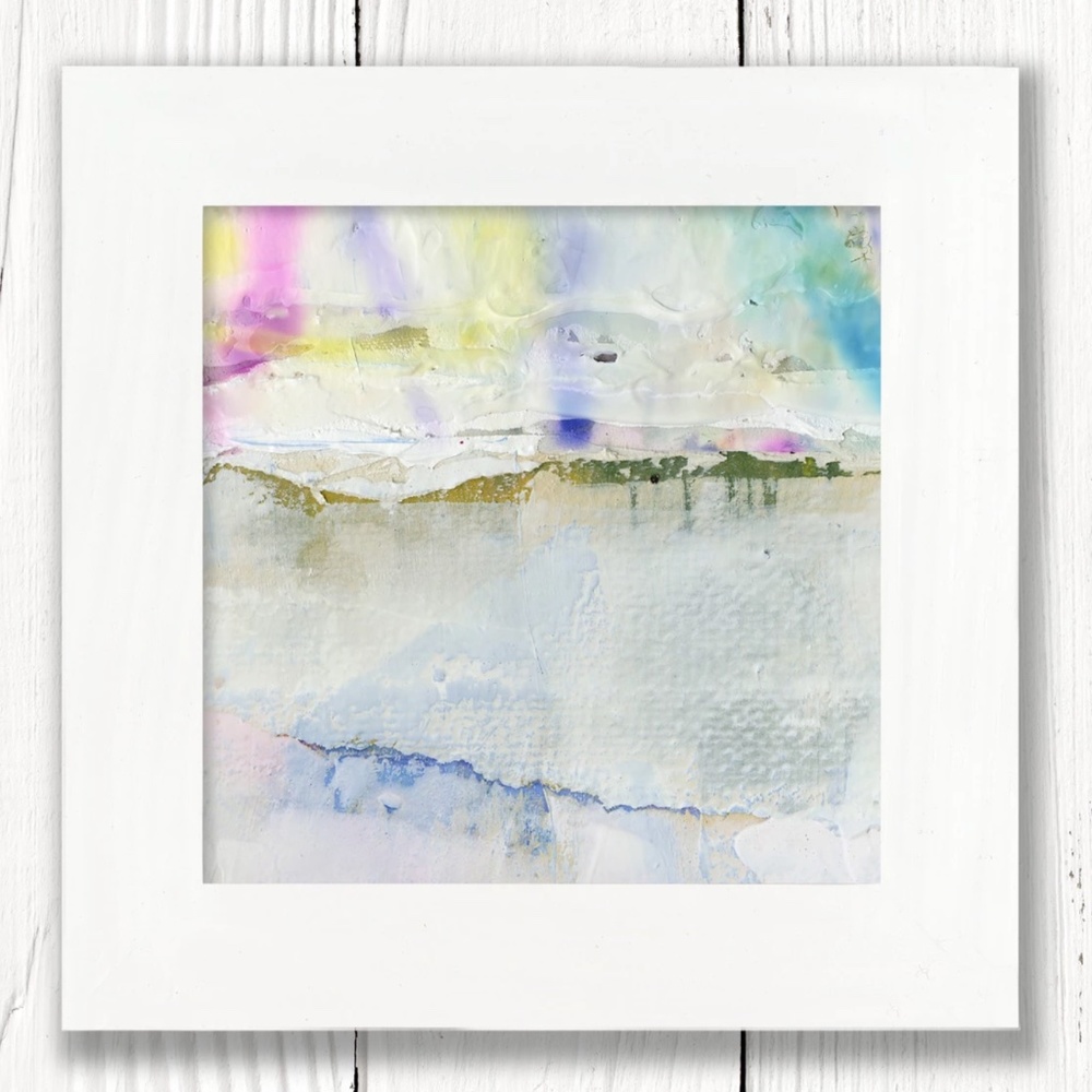 Framed Abstract Painting, by Kathy Morton Stanion - The Journey Continues 4